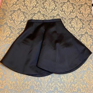 Christopher Kane heavy satin mini bell skirt